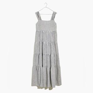 Madewell Striped Tiered Dress